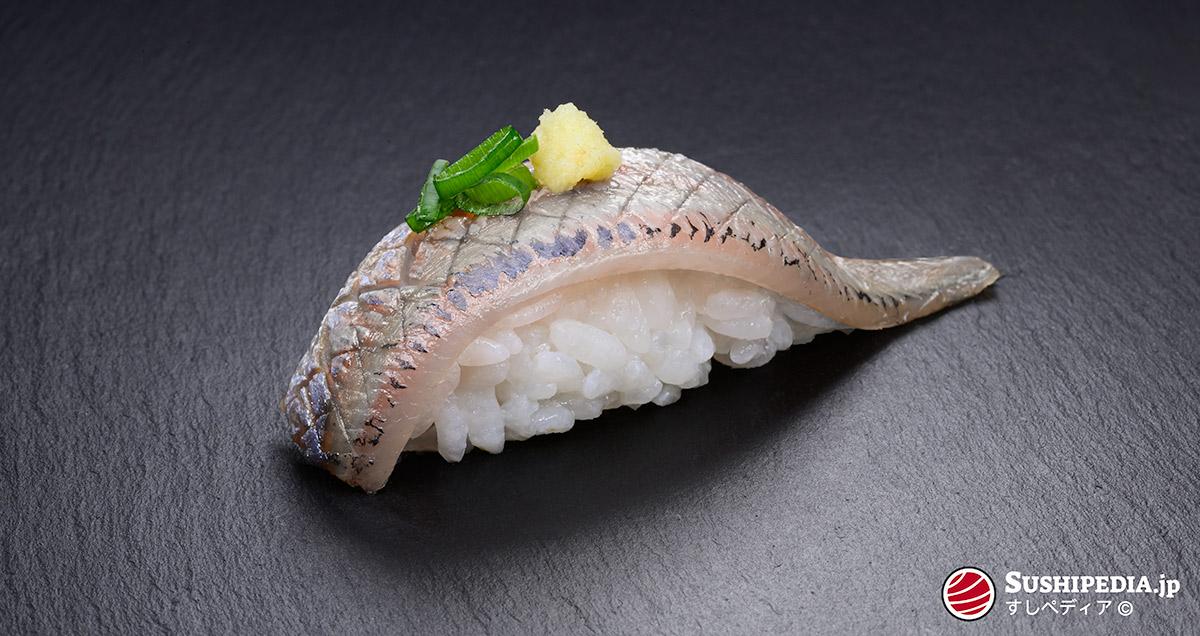 Fotografie eines Iwashi Sushi